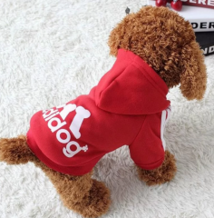 Adidog Köpek Kapşonlu Sweatshirt Elbise Kıyafet