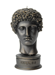 Dekoratif Antik Yunan Tanrısı Hermes Büst Mum 13 cm