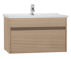 VitrA S30 Lavabo Dolabı 80 cm Tek Çekmeceli Altın Kiraz 63333