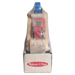 Melissa&Doug Ahşap Yarış Arabası Taşıyıcı Seti