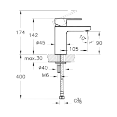 Artema Fold S Lavabo Bataryası A42532