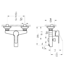 Artema Fold S Banyo Bataryası A42535