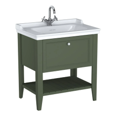 VitrA Valarte Neo 80 cm Yeşil Banyo Lavabo Dolabı Alt Modül 65815