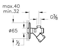 Artema A45204 Filtreli Ara Musluk 4'lü