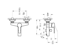 Artema Fold S Lavabo Banyo Bataryası Master 1 F Sürgülü Duş Seti 3'lü Set
