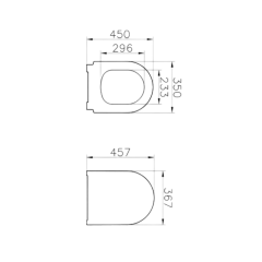 VitrA S60 Smoothflush Asma Klozet - Beyaz 7510l003-0090 Kapak Dahil