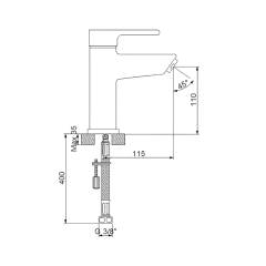 Newarc 832521 Premium Lavabo Bataryası