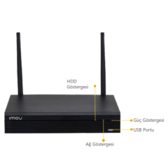 Imou NVR1104HS-W S2 4 Kanal Wi-Fi Nvr Kayıt Cihazı